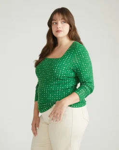 Universal Standard Agatha Liquid Jersey Top