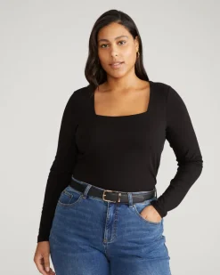 Universal Standard Agatha Liquid Jersey Top