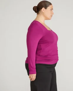 Universal Standard Agatha Liquid Jersey Top