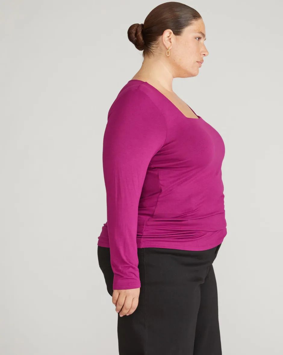 Universal Standard Agatha Liquid Jersey Top