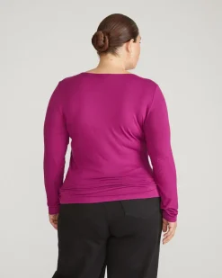 Universal Standard Agatha Liquid Jersey Top