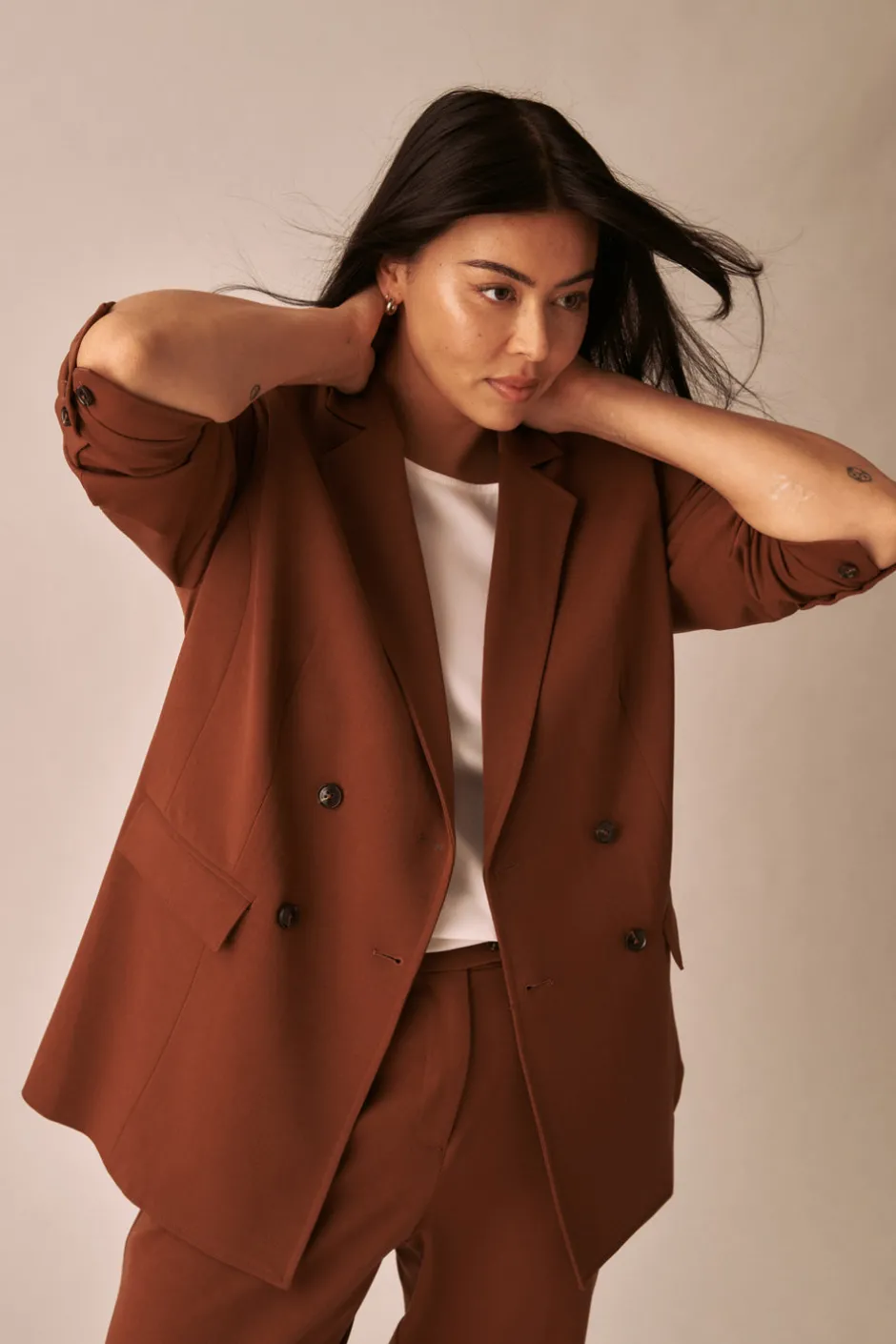 Universal Standard All Day Warren Double Breasted Blazer