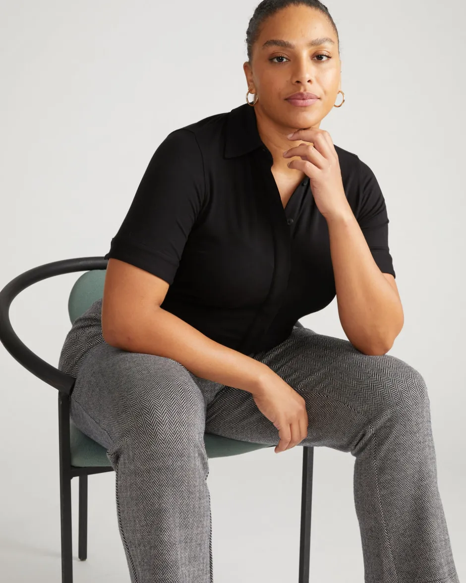 Universal Standard Amaya Ponte Kick Flare Pants