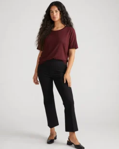 Universal Standard Amaya Ponte Kick Flare Pants