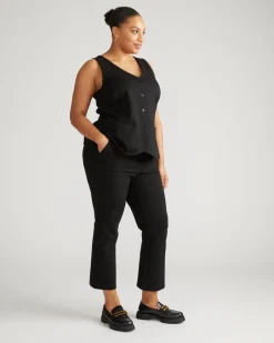 Universal Standard Amaya Ponte Kick Flare Pants