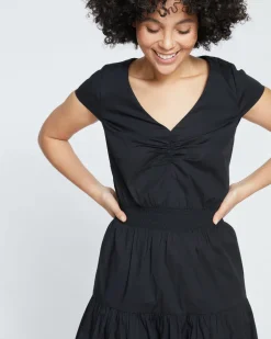 Universal Standard Ambroeus Smocked Poplin Dress