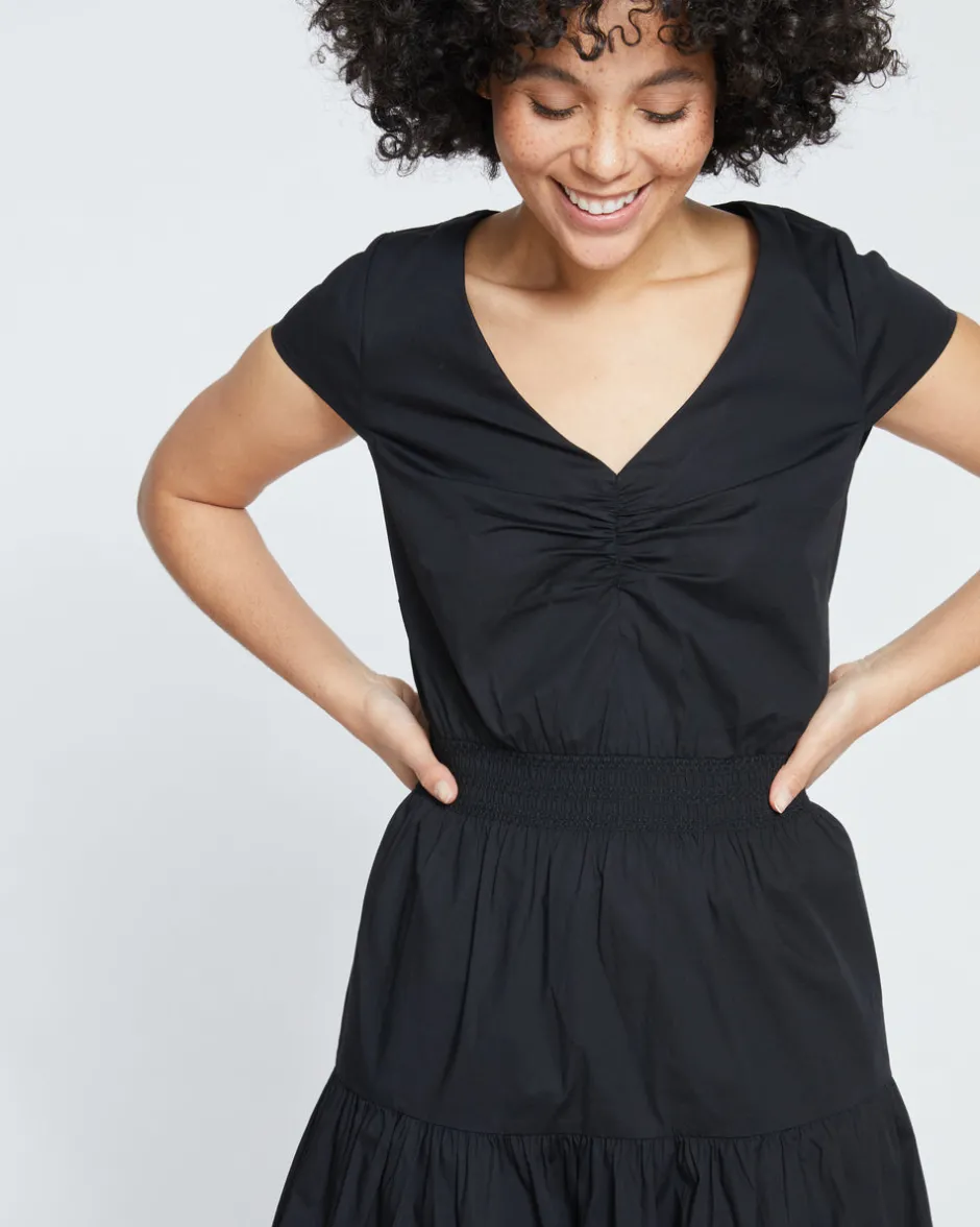 Universal Standard Ambroeus Smocked Poplin Dress
