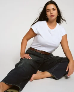 Universal Standard Ashley Cap Sleeve Tee