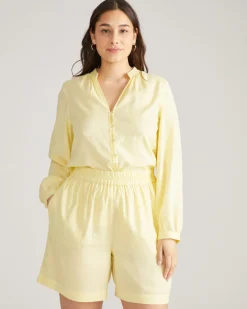 Universal Standard Avalon Linen Top
