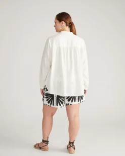 Universal Standard Avalon Linen Top