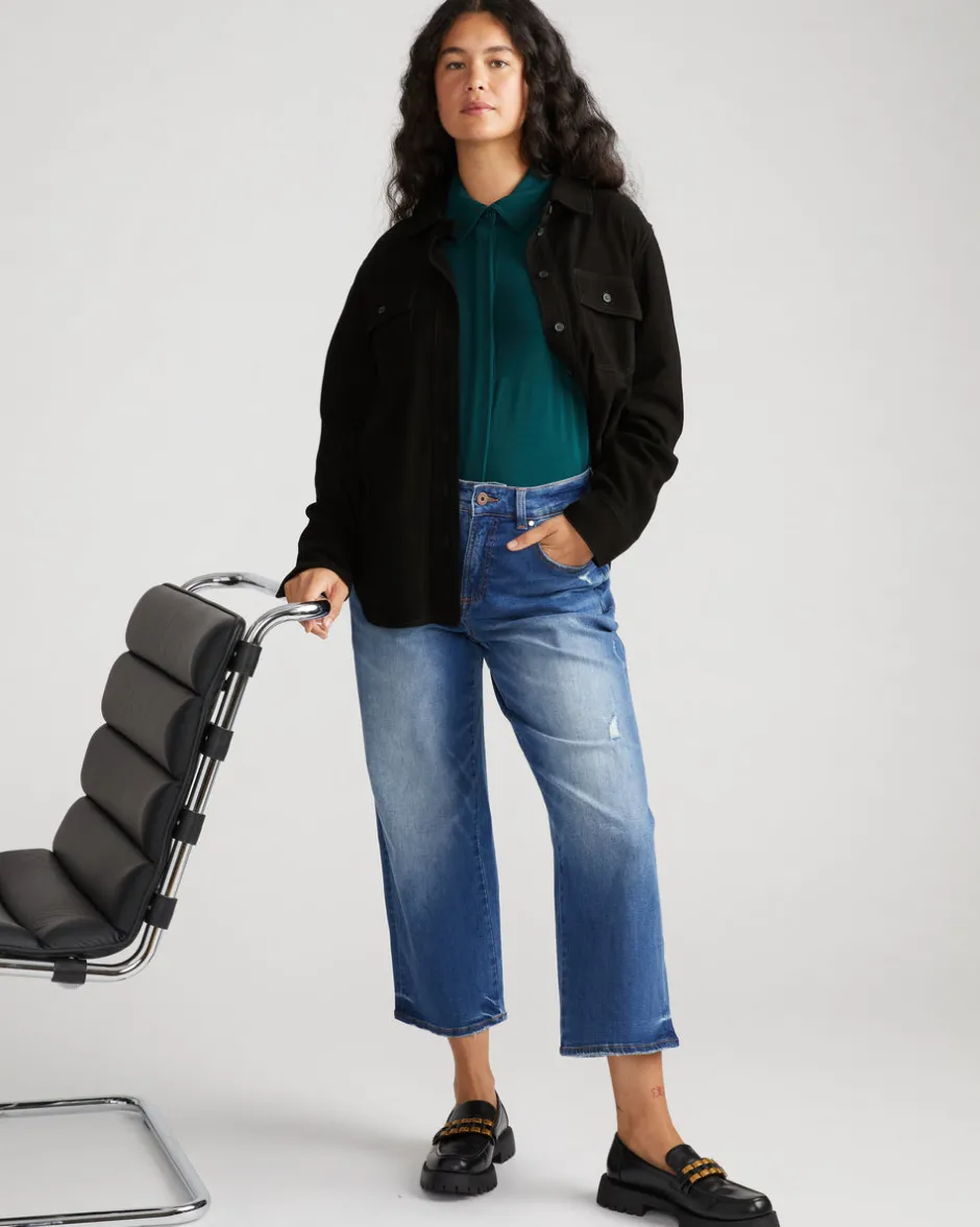 Universal Standard Bae Boyfriend Crop Jeans