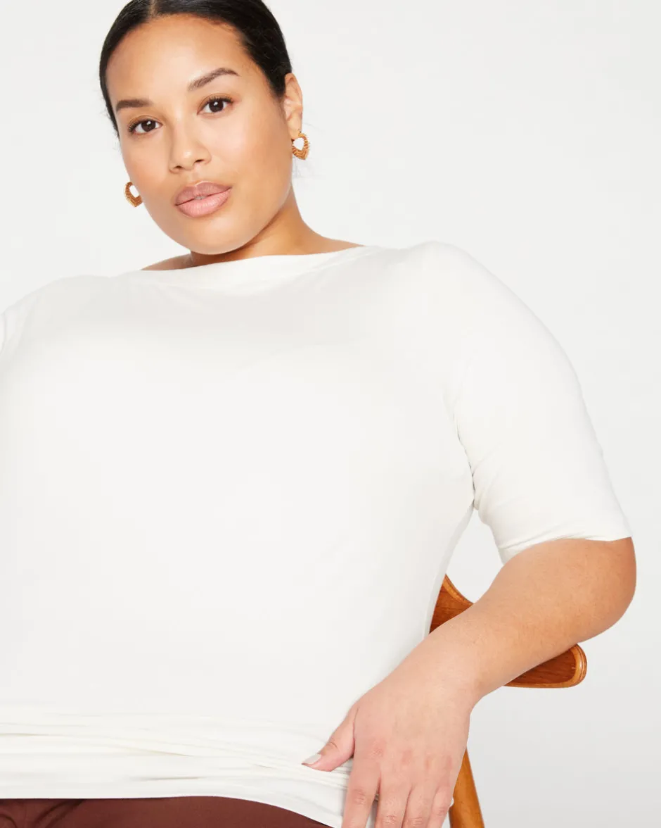Universal Standard Bella Boatneck Tee