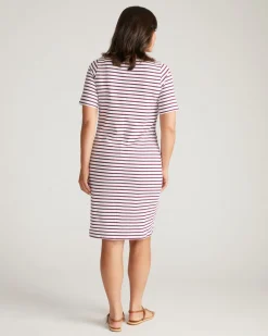 Universal Standard Belle Breton Stripe Jersey Dress
