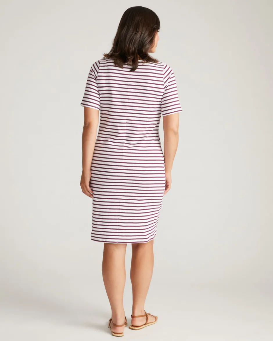 Universal Standard Belle Breton Stripe Jersey Dress