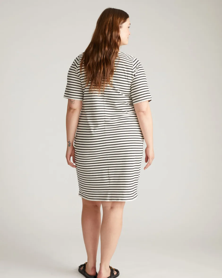 Universal Standard Belle Breton Stripe Jersey Dress