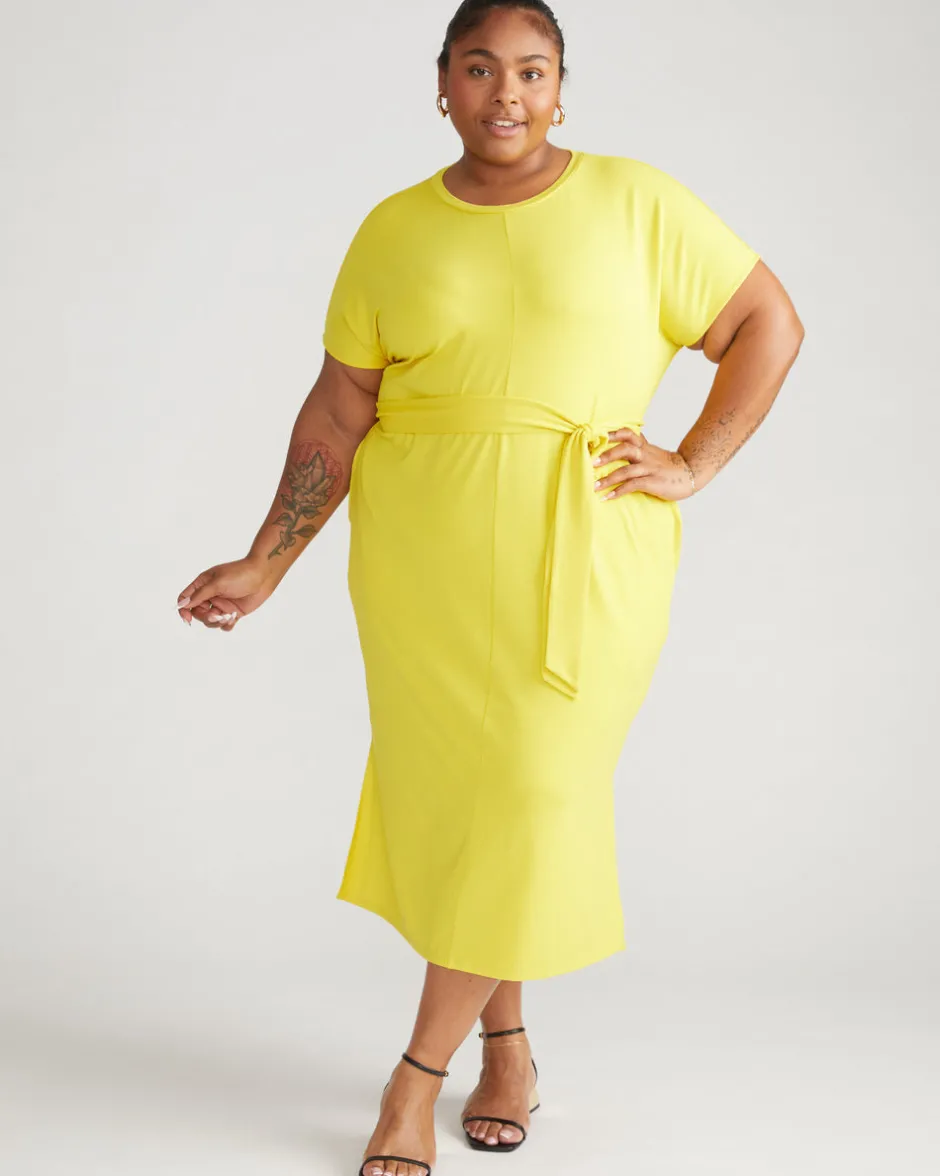 Universal Standard Belted Divine Jersey Dress