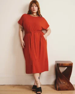 Universal Standard Belted Divine Jersey Dress