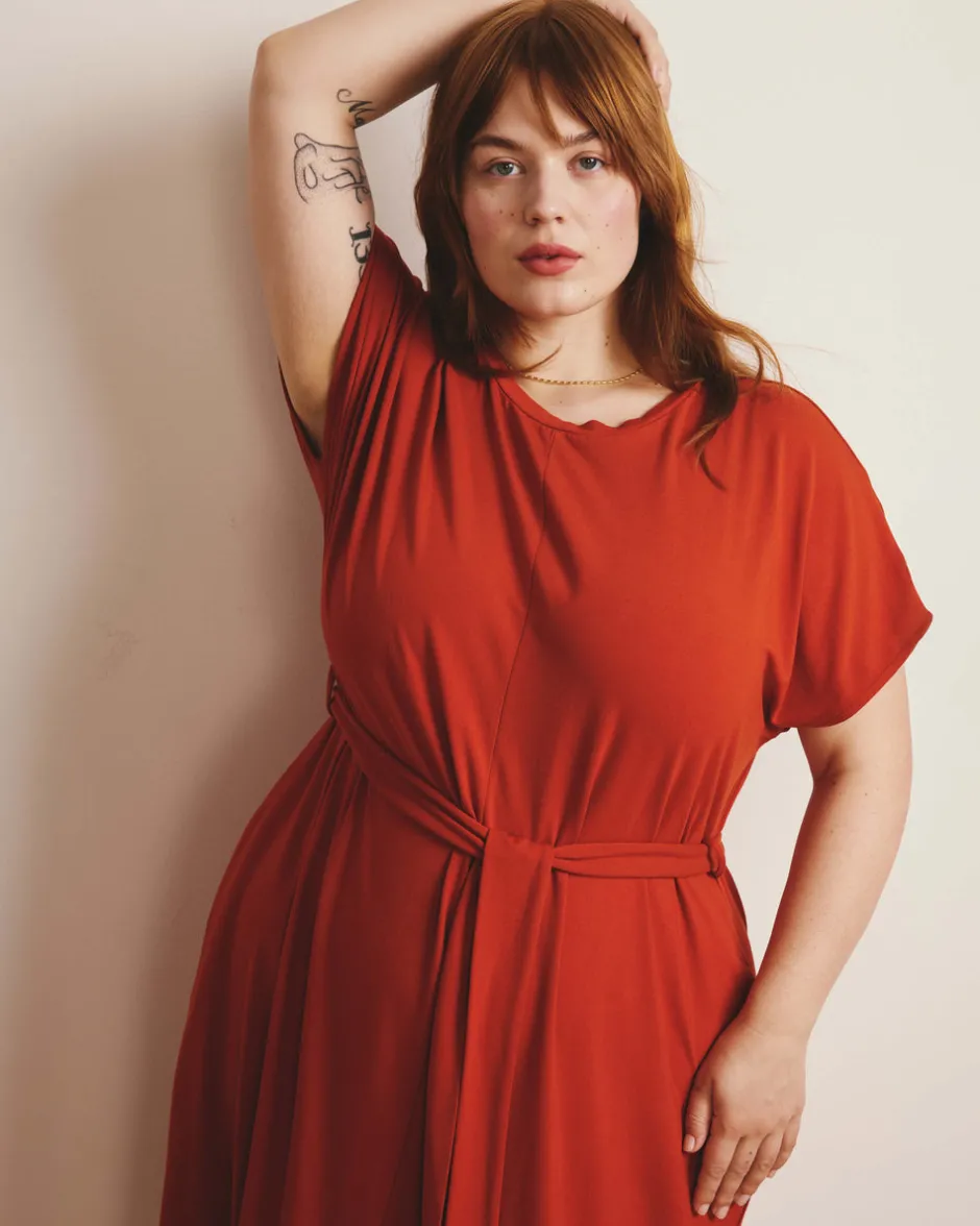 Universal Standard Belted Divine Jersey Dress