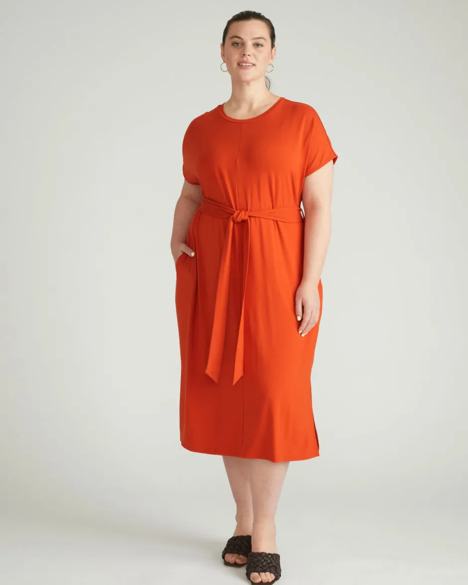Universal Standard Belted Divine Jersey Dress