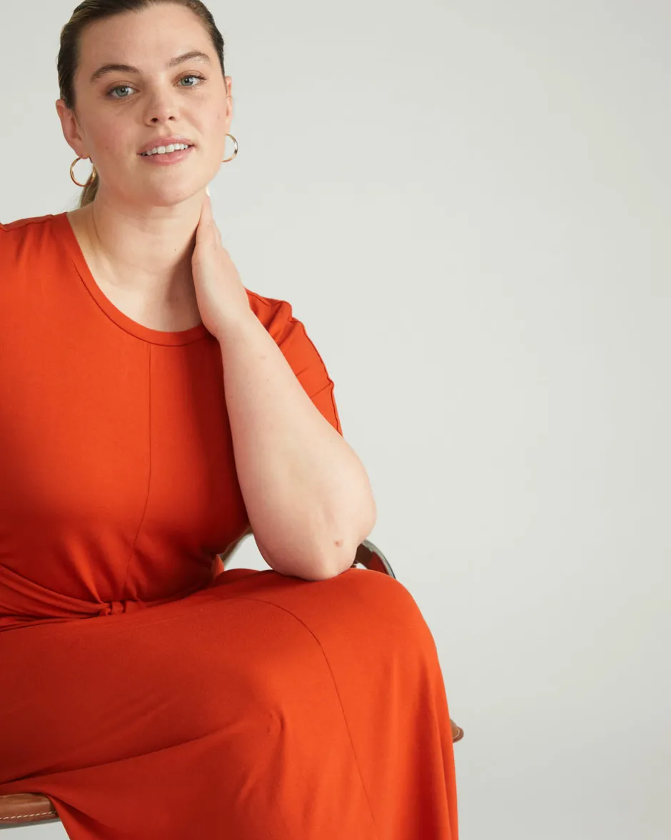Universal Standard Belted Divine Jersey Dress