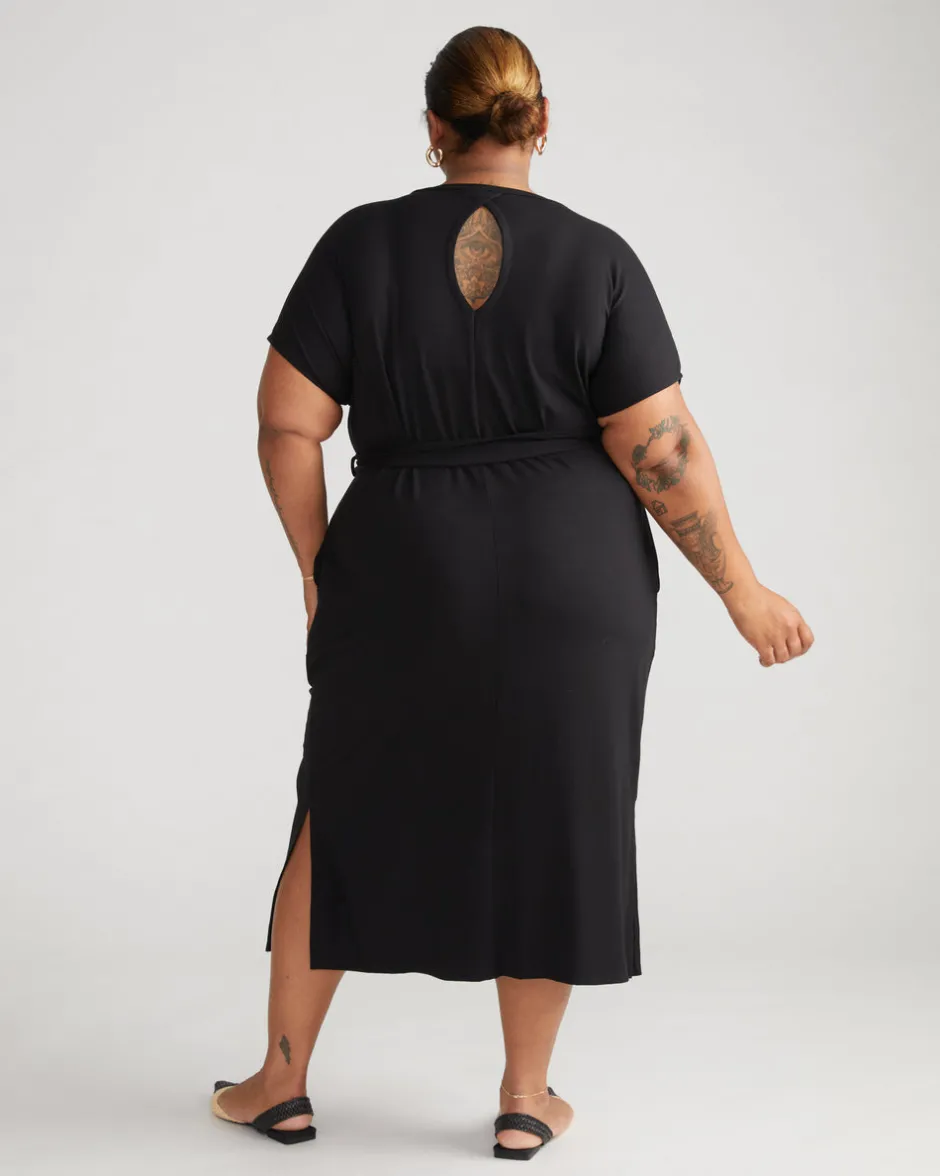 Universal Standard Belted Divine Jersey Dress