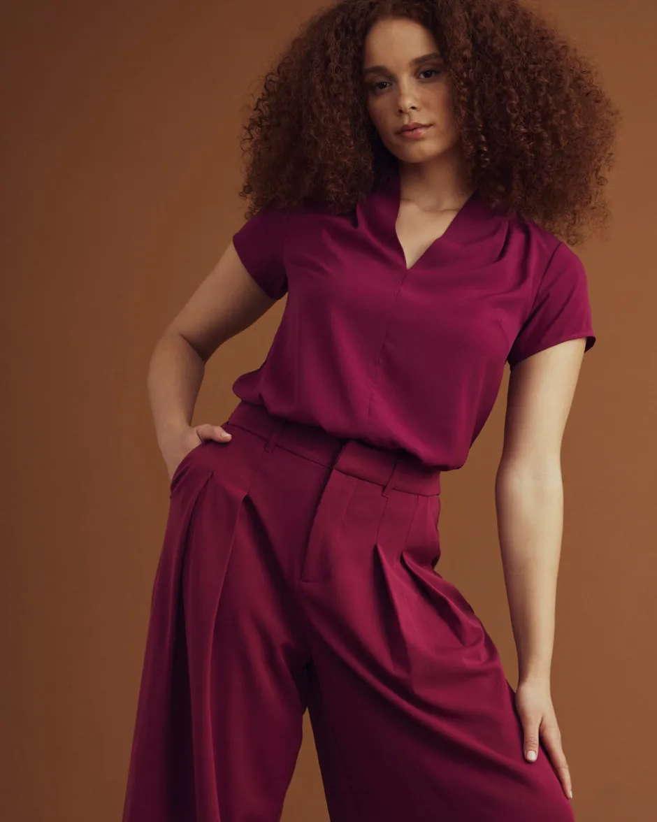 Universal Standard Better-Than-Silk V-Neck Top