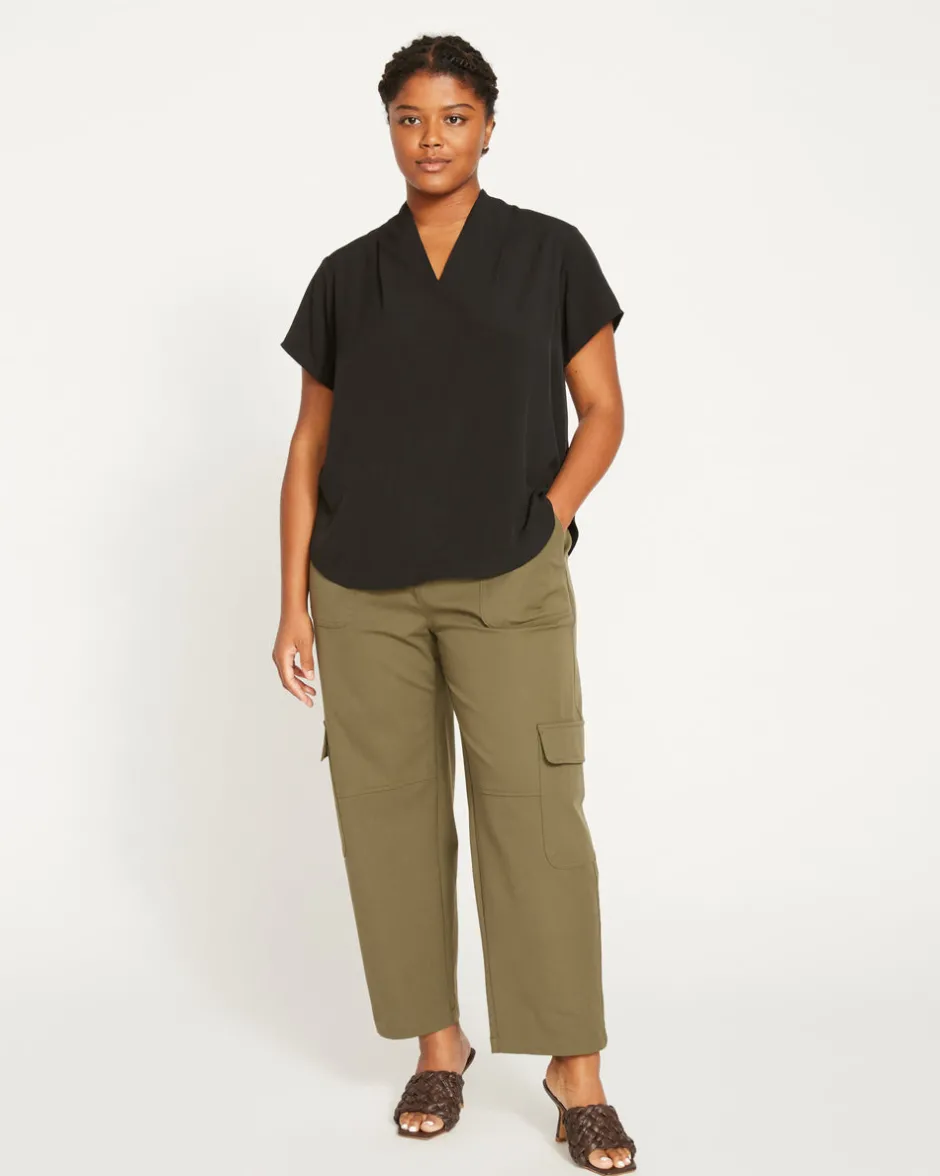 Universal Standard Better-Than-Silk V-Neck Top