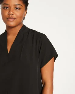 Universal Standard Better-Than-Silk V-Neck Top