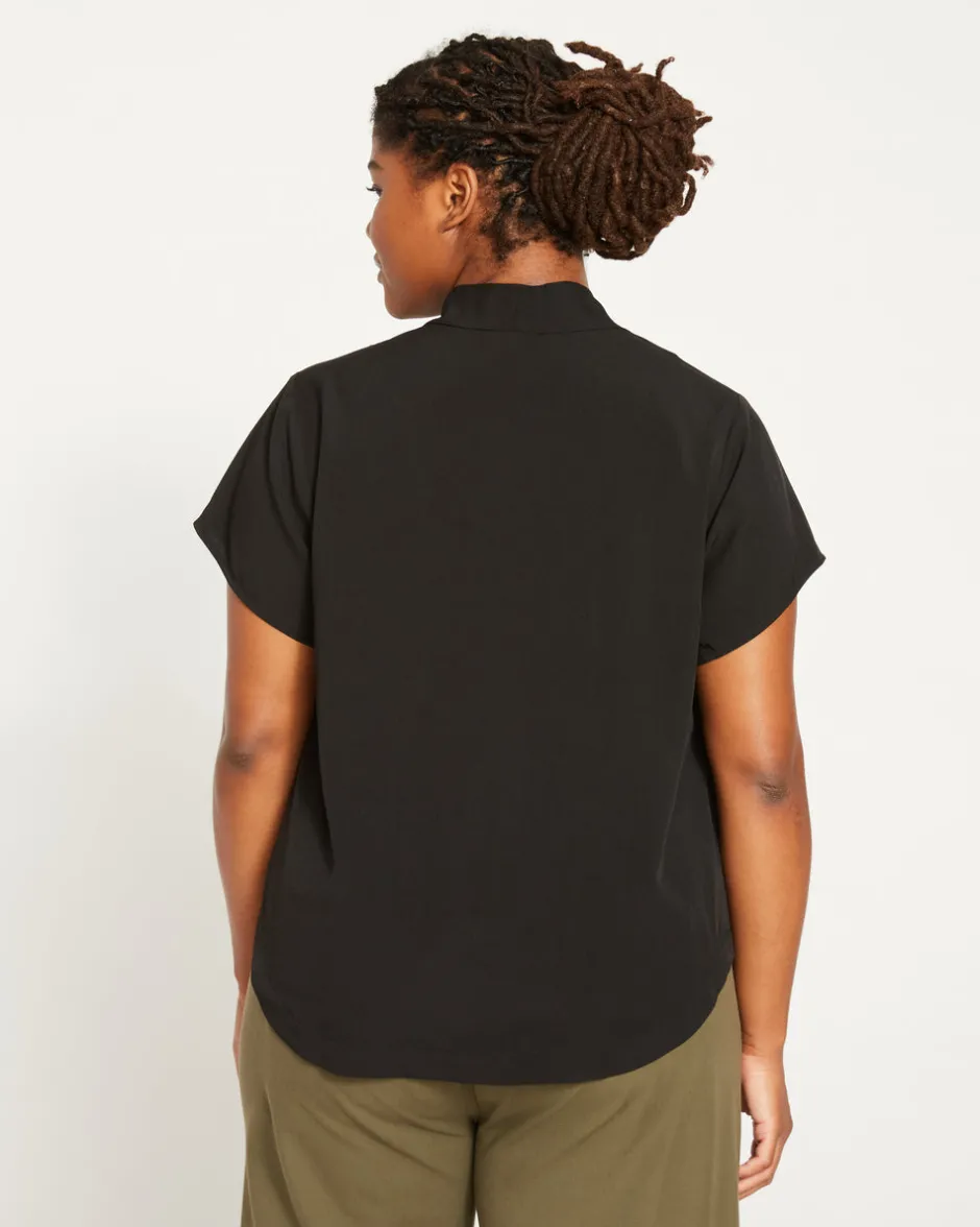 Universal Standard Better-Than-Silk V-Neck Top