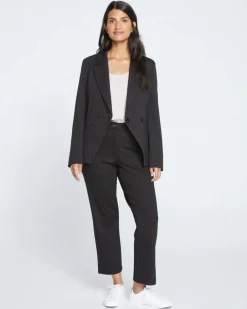 Universal Standard Bianca Double Breasted Ponte Blazer