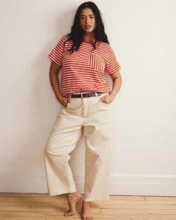 Universal Standard Breton Stripe Garcon Tee