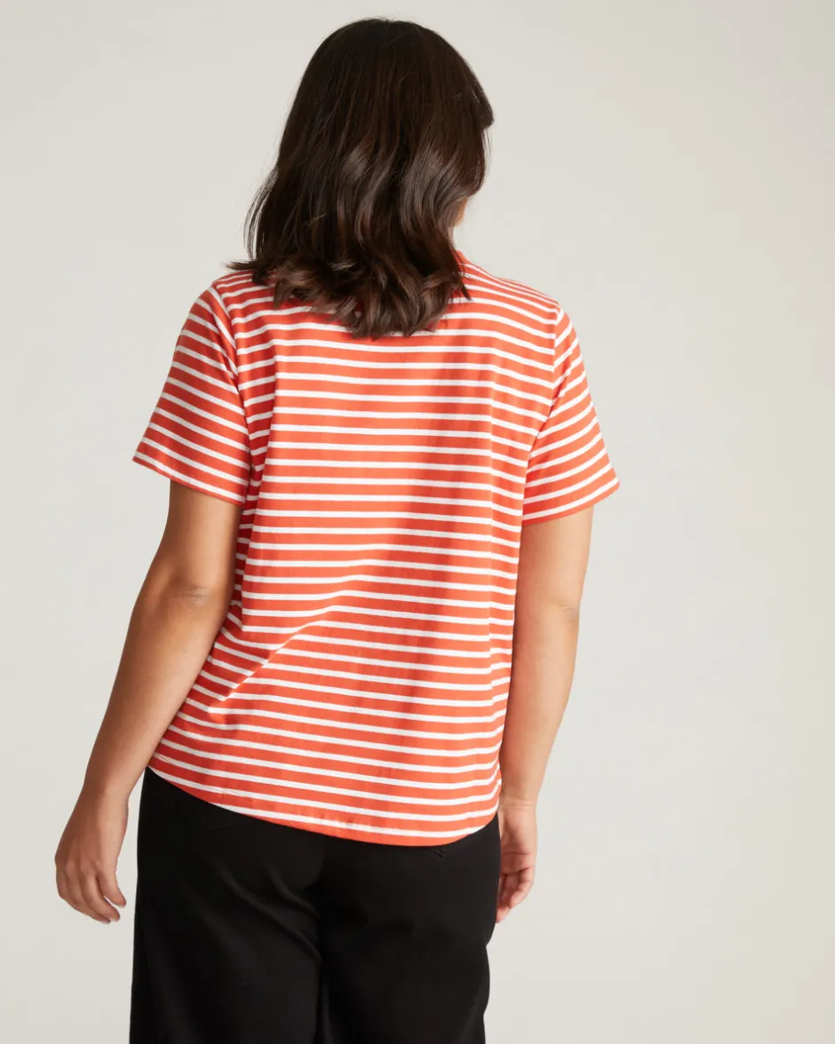 Universal Standard Breton Stripe Garcon Tee