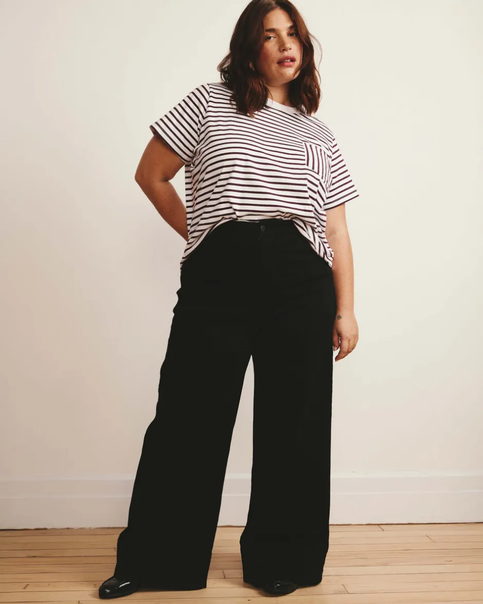 Universal Standard Breton Stripe Garcon Tee