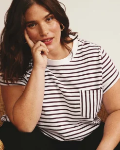 Universal Standard Breton Stripe Garcon Tee