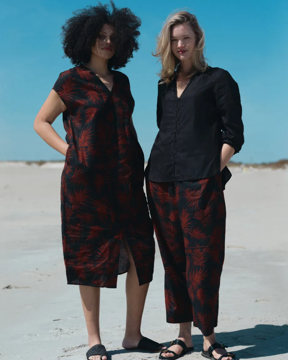 Universal Standard Cabana Linen Kaftan