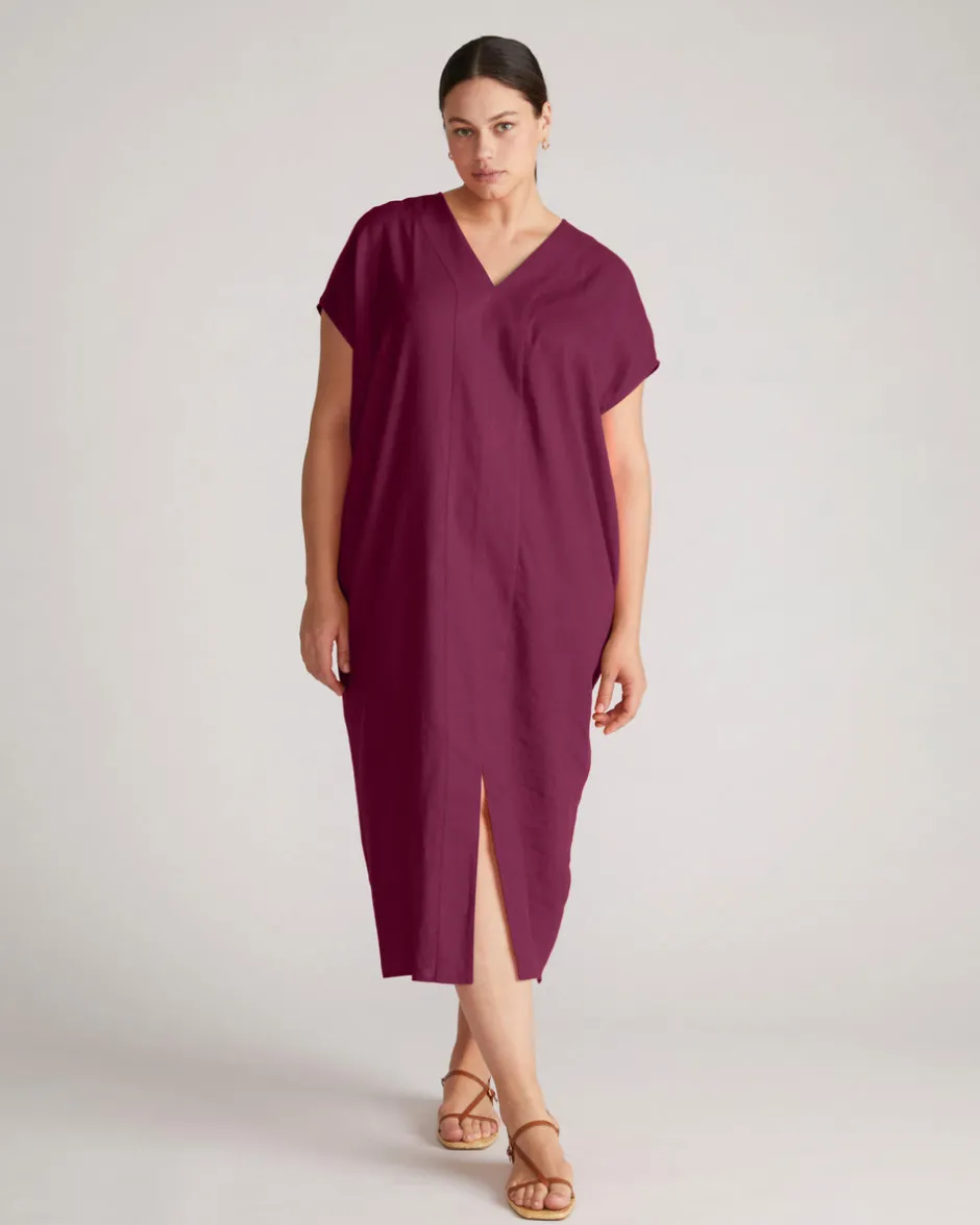 Universal Standard Cabana Linen Kaftan