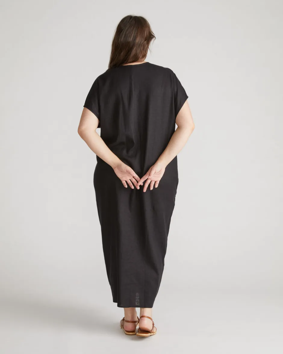Universal Standard Cabana Linen Kaftan