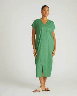 Universal Standard Cabana Linen Kaftan