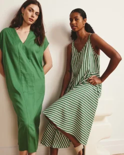 Universal Standard Cabana Linen Kaftan
