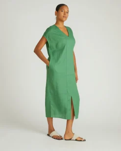 Universal Standard Cabana Linen Kaftan