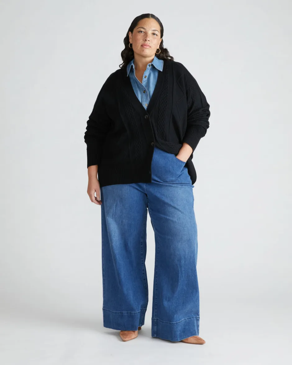 Universal Standard Cable Knit Cardigan