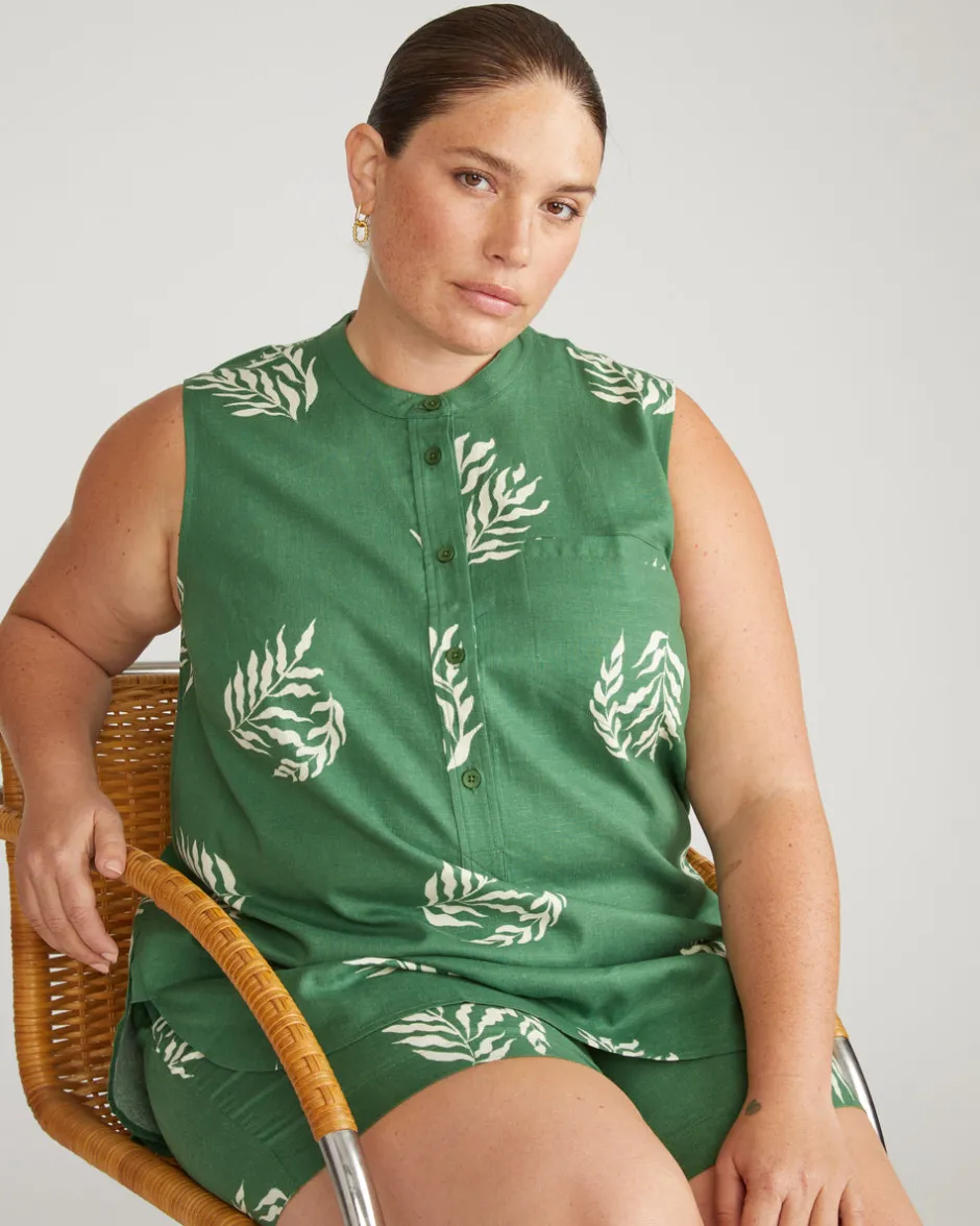 Universal Standard Cameo Linen Tunic