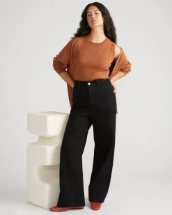 Universal Standard Carrie High Rise Wide Leg Jeans