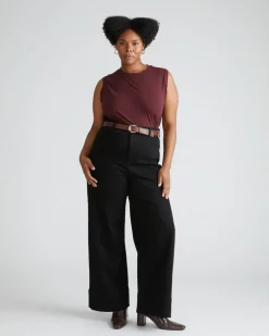 Universal Standard Carrie High Rise Wide Leg Jeans