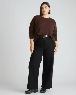 Universal Standard Carrie High Rise Wide Leg Jeans