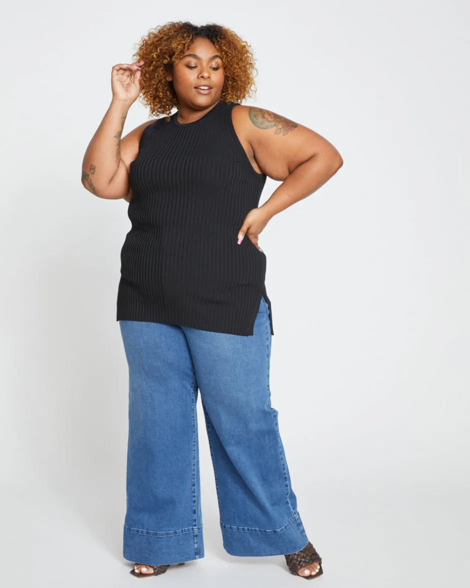 Universal Standard Carrie High Rise Wide Leg Jeans