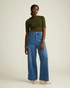Universal Standard Carrie High Rise Wide Leg Jeans