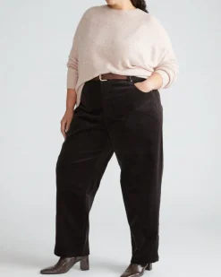 Universal Standard Cassidy High Rise Straight Corduroy Pants