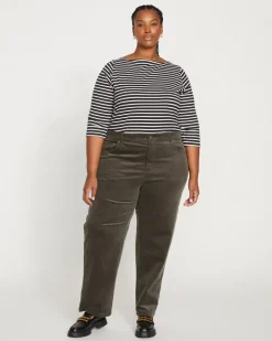 Universal Standard Cassidy High Rise Straight Corduroy Pants