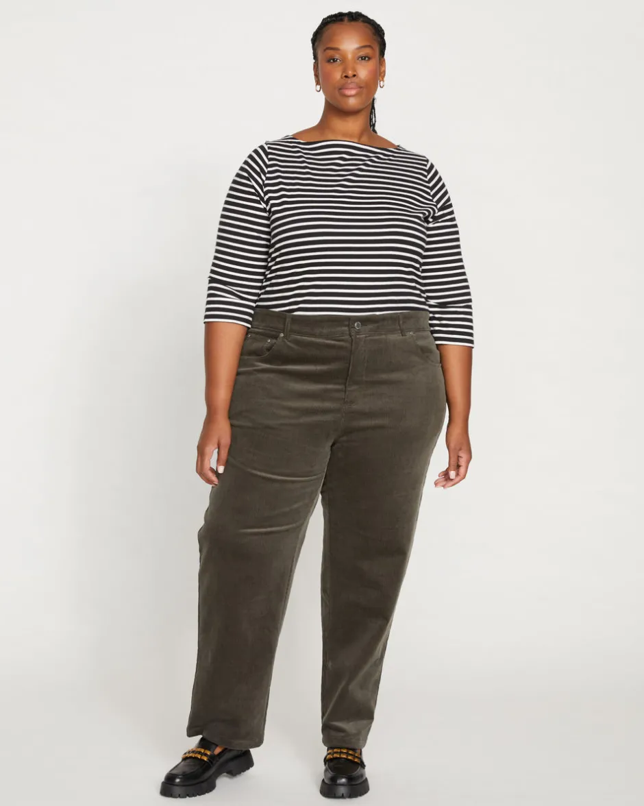 Universal Standard Cassidy High Rise Straight Corduroy Pants